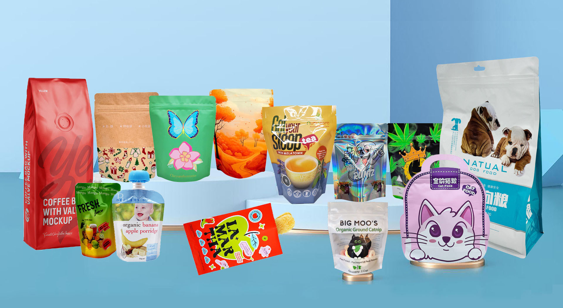 quality Custom Stand Up Pouches factory