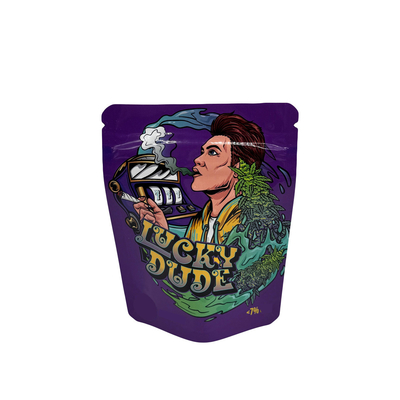 Buy Mylar Foil Coated Child Resistant Stand Up Pouches 3.5 g Weed Bags with Childproof Ziplock online manufacture