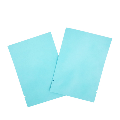 Buy 7cm x 10cm Colored Matte Light Blue 3 Side Seal Flat Aluminum Foil Mylar Pouches for Tea Leaves, Snack, Accessories Pack online manufacture