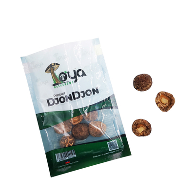 Buy Custom Printed Flat Three Side Seal Pouch Bags With Clear Window For Food Packaging Spice Seasoning Storage online manufacture