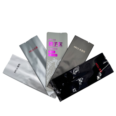 Buy Grey Silver Color Side Gusset Packaging Airtight Light Proof Metallic Mylar Back Sealing Green Tea Packaging Bags online manufacture
