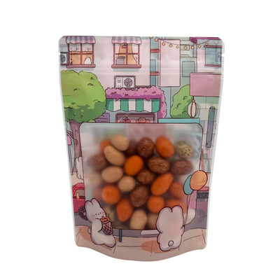 Buy HP Digital printing Recyclable Food Stand Up Pouches For Herbs  Snack Tea Spices Pet Food And Candies online manufacture