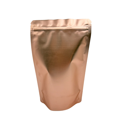 Buy Food Packaging Matte Rose Gold Custom Stand Up Pouches Bags With Ziplock  doypack online manufacture