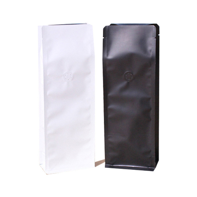 Buy Multi Color Printed Moisture and Oxygen Barrier Square Bottom Coffee Pouches with Tin Tie online manufacture
