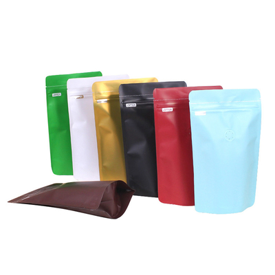 Buy Mopp / VMPET / PE Stand Up Coffee Pouches With Valve Gravure Printing online manufacture