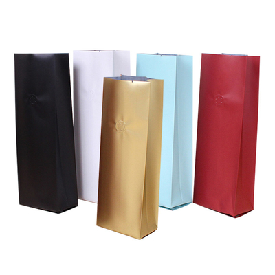 Buy Side Gusset Coffee Bags With Valve And Tin Tie HP Digital Printing online manufacture