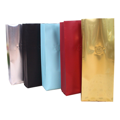 Buy Moisture Proof Smell Proof Printed Coffee Bags With Valve  And Tin Tie 500g 1kg online manufacture