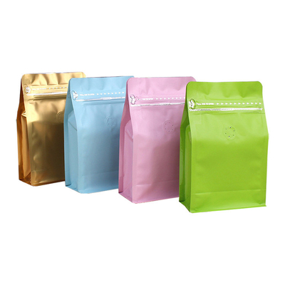 Buy Customizable Zip/Heat Seal Colorful Printing Square Bottom Coffee Bag online manufacture