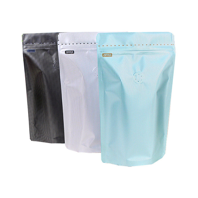 Buy Premium Stand Up Coffee Bags with Degassing Valve and Ziplock online manufacture