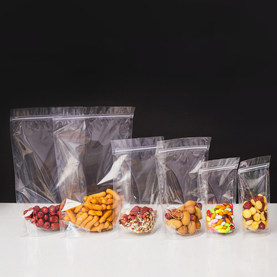 Buy Eco friendly Clear Heat Sealable Bags Clear Stand Up Pouches | Customized Printing | 100 Microns online manufacture