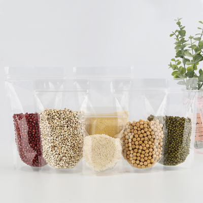 Buy Transparent Moisture Resistant Stand Up Pouches with Odor Barrier and Custom Printing online manufacture