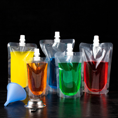 Buy Gravure Print Decorated Flexible Spouted Pouch Packaging With Heat Seal Handle online manufacture