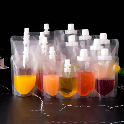 Buy Custom Order Gravure Printing Spout Pouches with Heat Seal and Surface Handle online manufacture