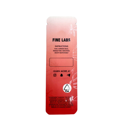 Matte Surface UV Spot Part Glossy Oil Printing 1g Flat Foil Pouch Bags Mylar Bags For Candy Gum Cookie Packs