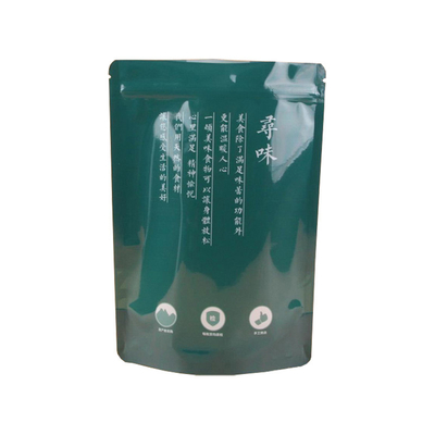 Plastic Laminate Aluminium Foil Custom Stand Up Pouches For Loose Leaf Tea  Flower Tea Green Tea Red Tea Packaging