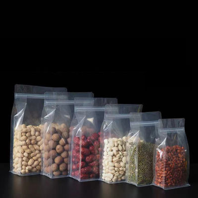 Wholesale Smell Proof Plastic Square Bottom Side Gusset Zipper Pouch Bags for Food Storage