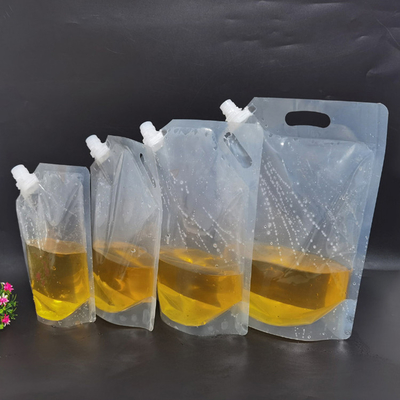 Heat Sealable Standup Aluminum Foil Spout Pouch Bags For Beverage